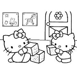 Coloring page: Hello Kitty (Cartoons) #37018 - Free Printable Coloring Pages