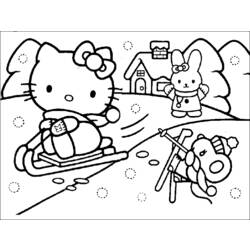 Coloring page: Hello Kitty (Cartoons) #37019 - Free Printable Coloring Pages