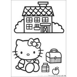 Coloring page: Hello Kitty (Cartoons) #37020 - Free Printable Coloring Pages