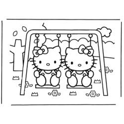 Coloring page: Hello Kitty (Cartoons) #37022 - Free Printable Coloring Pages