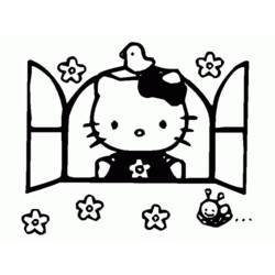 Coloring page: Hello Kitty (Cartoons) #37024 - Free Printable Coloring Pages