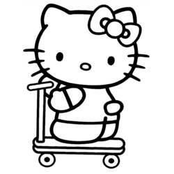 Coloring page: Hello Kitty (Cartoons) #37025 - Free Printable Coloring Pages