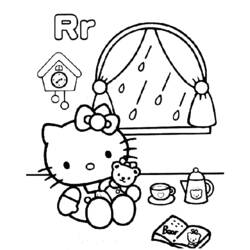 Coloring page: Hello Kitty (Cartoons) #37027 - Free Printable Coloring Pages