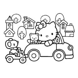 Coloring page: Hello Kitty (Cartoons) #37031 - Free Printable Coloring Pages