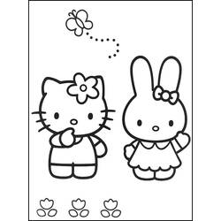 Coloring page: Hello Kitty (Cartoons) #37035 - Free Printable Coloring Pages