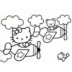 Coloring page: Hello Kitty (Cartoons) #37040 - Free Printable Coloring Pages