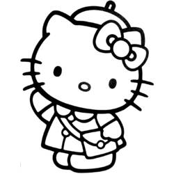 Coloring page: Hello Kitty (Cartoons) #37043 - Free Printable Coloring Pages