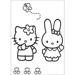 Coloring page: Hello Kitty (Cartoons) #37045 - Free Printable Coloring Pages