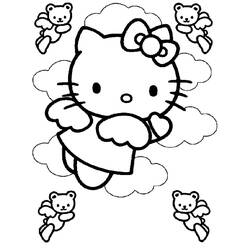 Coloring page: Hello Kitty (Cartoons) #37047 - Free Printable Coloring Pages