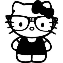 Coloring page: Hello Kitty (Cartoons) #37052 - Free Printable Coloring Pages