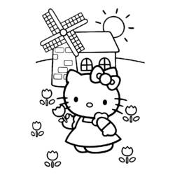 Coloring page: Hello Kitty (Cartoons) #37069 - Free Printable Coloring Pages