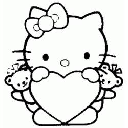 Coloring page: Hello Kitty (Cartoons) #37070 - Free Printable Coloring Pages