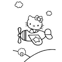 Coloring page: Hello Kitty (Cartoons) #37073 - Free Printable Coloring Pages