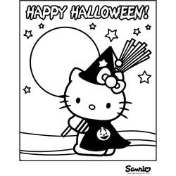 Coloring page: Hello Kitty (Cartoons) #37079 - Free Printable Coloring Pages