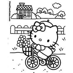 Coloring page: Hello Kitty (Cartoons) #37090 - Free Printable Coloring Pages