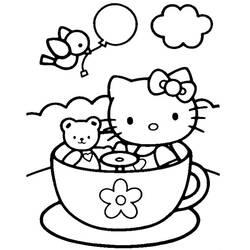 Coloring page: Hello Kitty (Cartoons) #37092 - Free Printable Coloring Pages