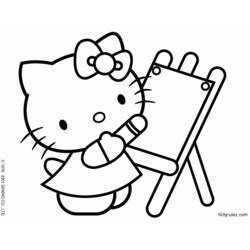 Coloring page: Hello Kitty (Cartoons) #37094 - Free Printable Coloring Pages