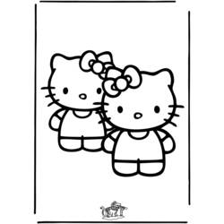 Coloring page: Hello Kitty (Cartoons) #37097 - Free Printable Coloring Pages