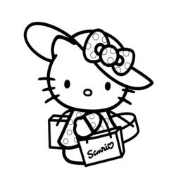 Coloring page: Hello Kitty (Cartoons) #37104 - Free Printable Coloring Pages