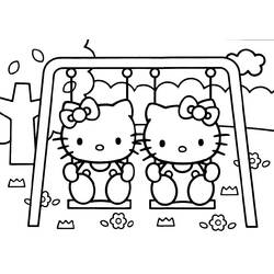 Coloring page: Hello Kitty (Cartoons) #37106 - Free Printable Coloring Pages