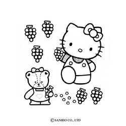 Coloring page: Hello Kitty (Cartoons) #37110 - Free Printable Coloring Pages