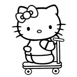 Coloring page: Hello Kitty (Cartoons) #37114 - Free Printable Coloring Pages