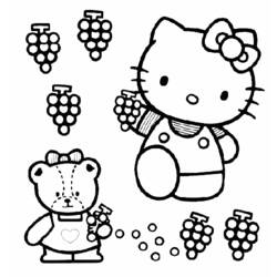 Coloring page: Hello Kitty (Cartoons) #37120 - Free Printable Coloring Pages