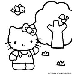 Coloring page: Hello Kitty (Cartoons) #37121 - Free Printable Coloring Pages