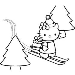 Coloring page: Hello Kitty (Cartoons) #37125 - Free Printable Coloring Pages