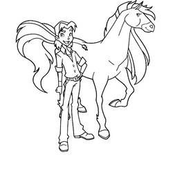 Coloring page: Horseland (Cartoons) #53861 - Printable coloring pages