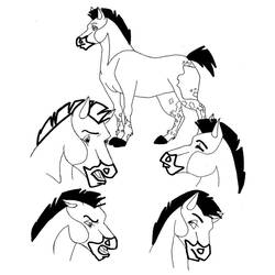 Coloring page: Horseland (Cartoons) #53893 - Printable coloring pages