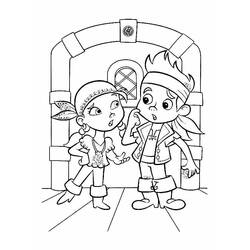 Coloring page: Jake and the Never Land Pirates (Cartoons) #42240 - Printable coloring pages