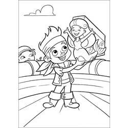 Coloring page: Jake and the Never Land Pirates (Cartoons) #42244 - Free Printable Coloring Pages