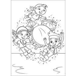 Coloring page: Jake and the Never Land Pirates (Cartoons) #42416 - Printable coloring pages