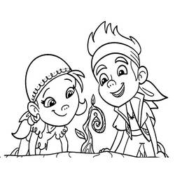 Coloring page: Jake and the Never Land Pirates (Cartoons) #42449 - Printable coloring pages
