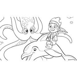 Coloring page: Jake and the Never Land Pirates (Cartoons) #42499 - Printable coloring pages