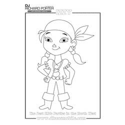 Coloring page: Jake and the Never Land Pirates (Cartoons) #42522 - Printable coloring pages
