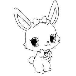 Coloring page: Jewelpet (Cartoons) #37642 - Printable coloring pages