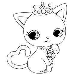 Coloring page: Jewelpet (Cartoons) #37651 - Printable coloring pages
