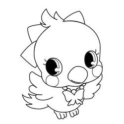 Coloring page: Jewelpet (Cartoons) #37654 - Free Printable Coloring Pages