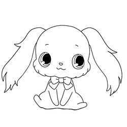 Coloring page: Jewelpet (Cartoons) #37664 - Free Printable Coloring Pages
