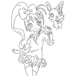 Coloring page: Jewelpet (Cartoons) #37678 - Printable coloring pages