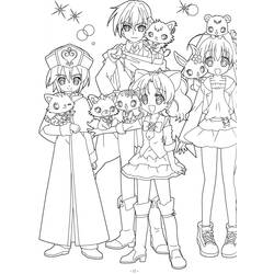 Coloring page: Jewelpet (Cartoons) #37682 - Printable coloring pages