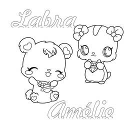 Coloring page: Jewelpet (Cartoons) #37684 - Printable coloring pages