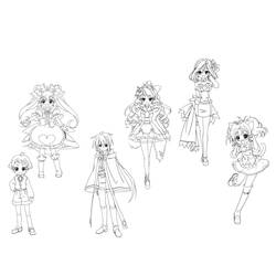 Coloring page: Jewelpet (Cartoons) #37696 - Printable coloring pages
