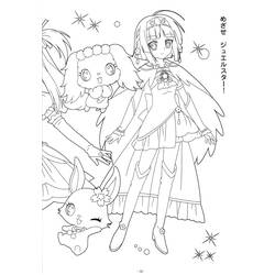 Coloring page: Jewelpet (Cartoons) #37724 - Printable coloring pages