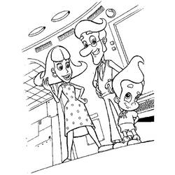 Coloring page: Jimmy Neutron (Cartoons) #48891 - Free Printable Coloring Pages