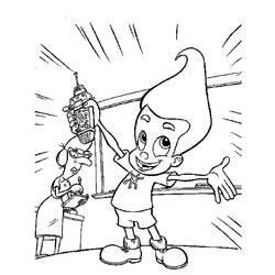Coloring page: Jimmy Neutron (Cartoons) #48892 - Free Printable Coloring Pages