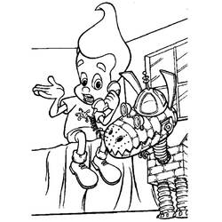 Coloring page: Jimmy Neutron (Cartoons) #48899 - Free Printable Coloring Pages
