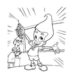 Coloring page: Jimmy Neutron (Cartoons) #48932 - Free Printable Coloring Pages